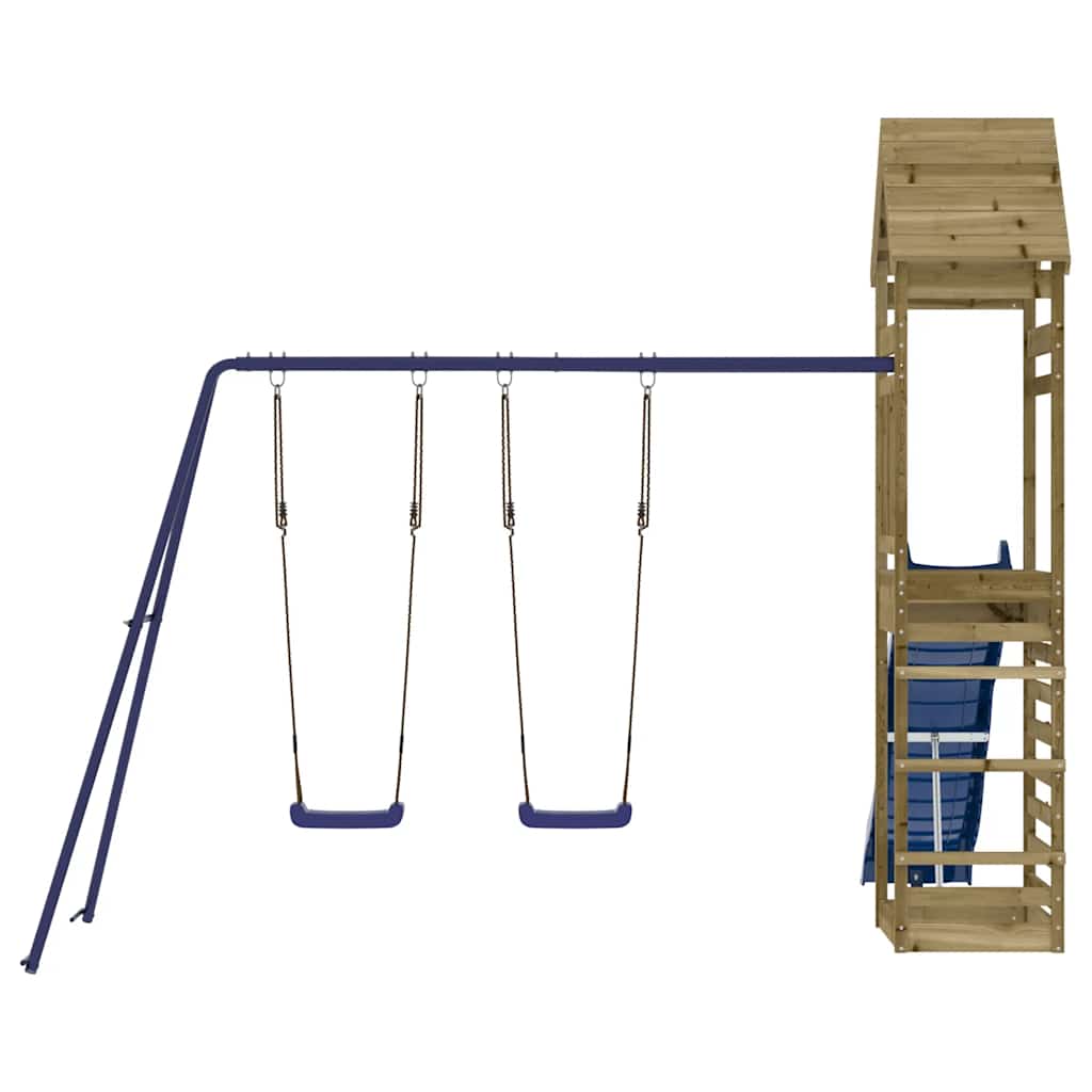 Spielturm Massivholz Kiefer