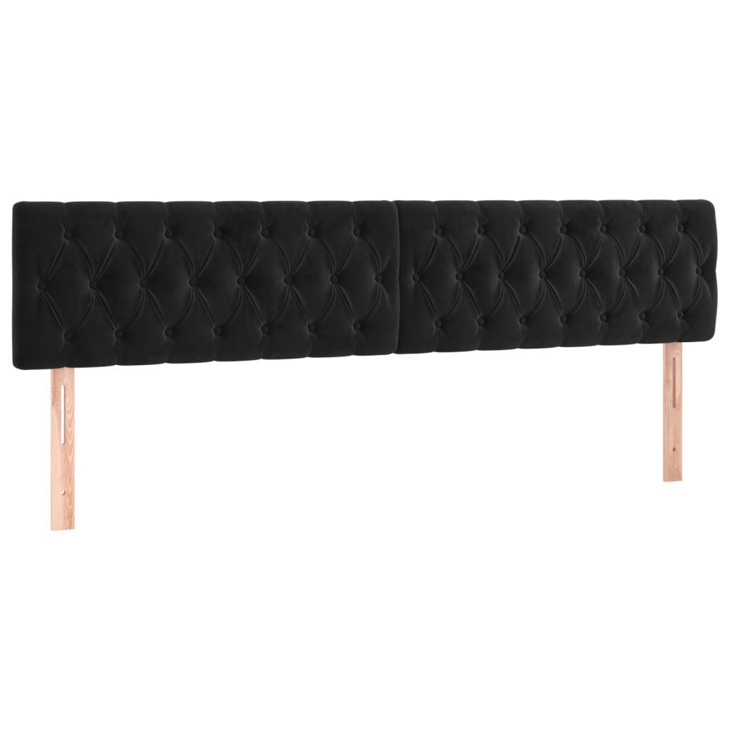 Kopfteil Hellgrau 80x7x118/128 cm Samt
