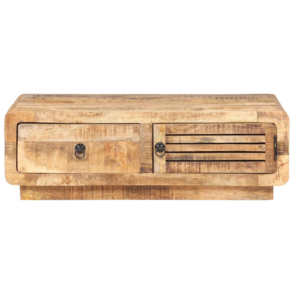 Couchtisch 89x55x29 cm Altholz Massiv