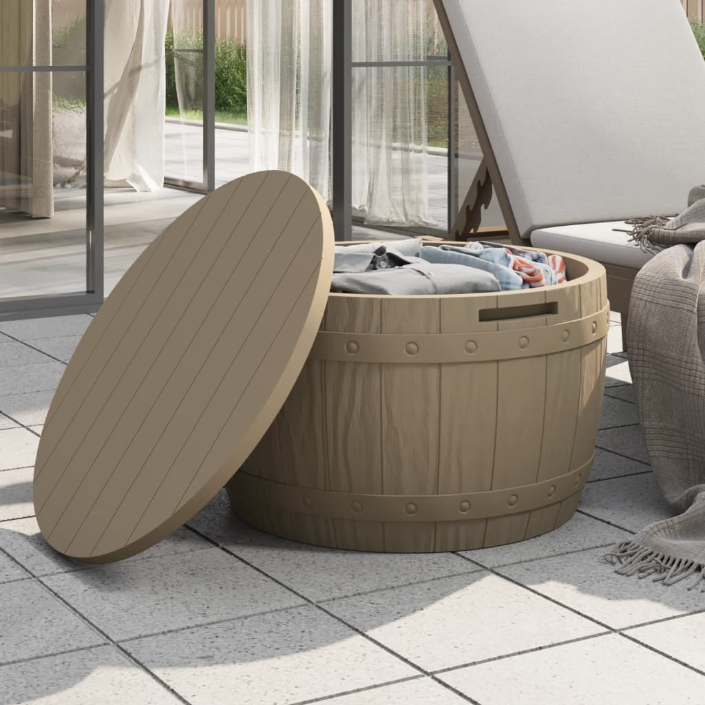 3-in-1 Gartenbox Schwarz Polypropylen