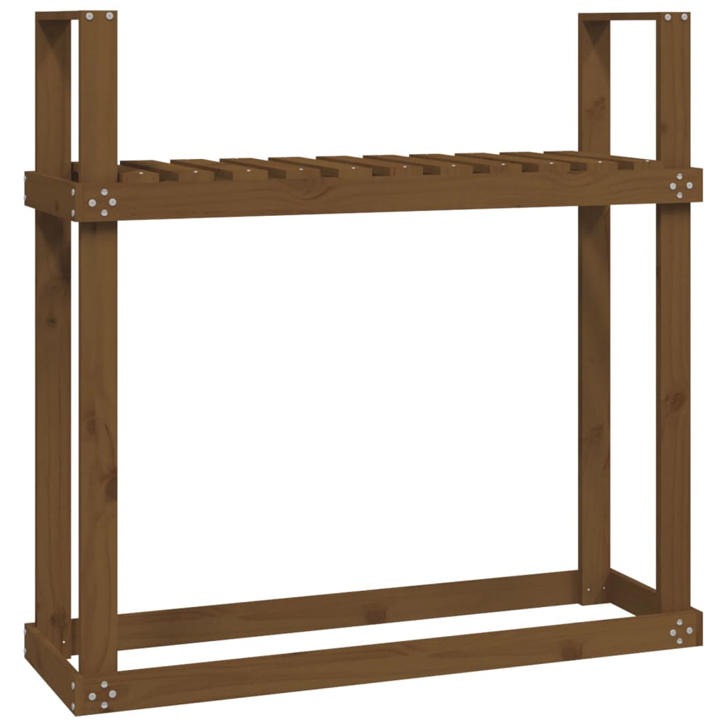 Kaminholzregal 110x35x108,5 cm Massivholz Kiefer