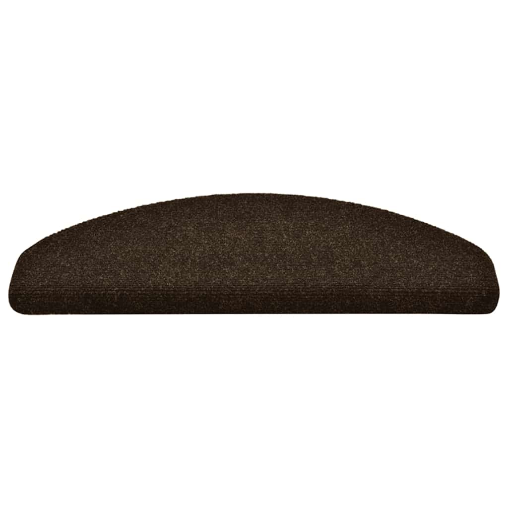Stufenmatten Selbstklebend 15 Stk. 56x17x3 cm Hellbraun Halbrund