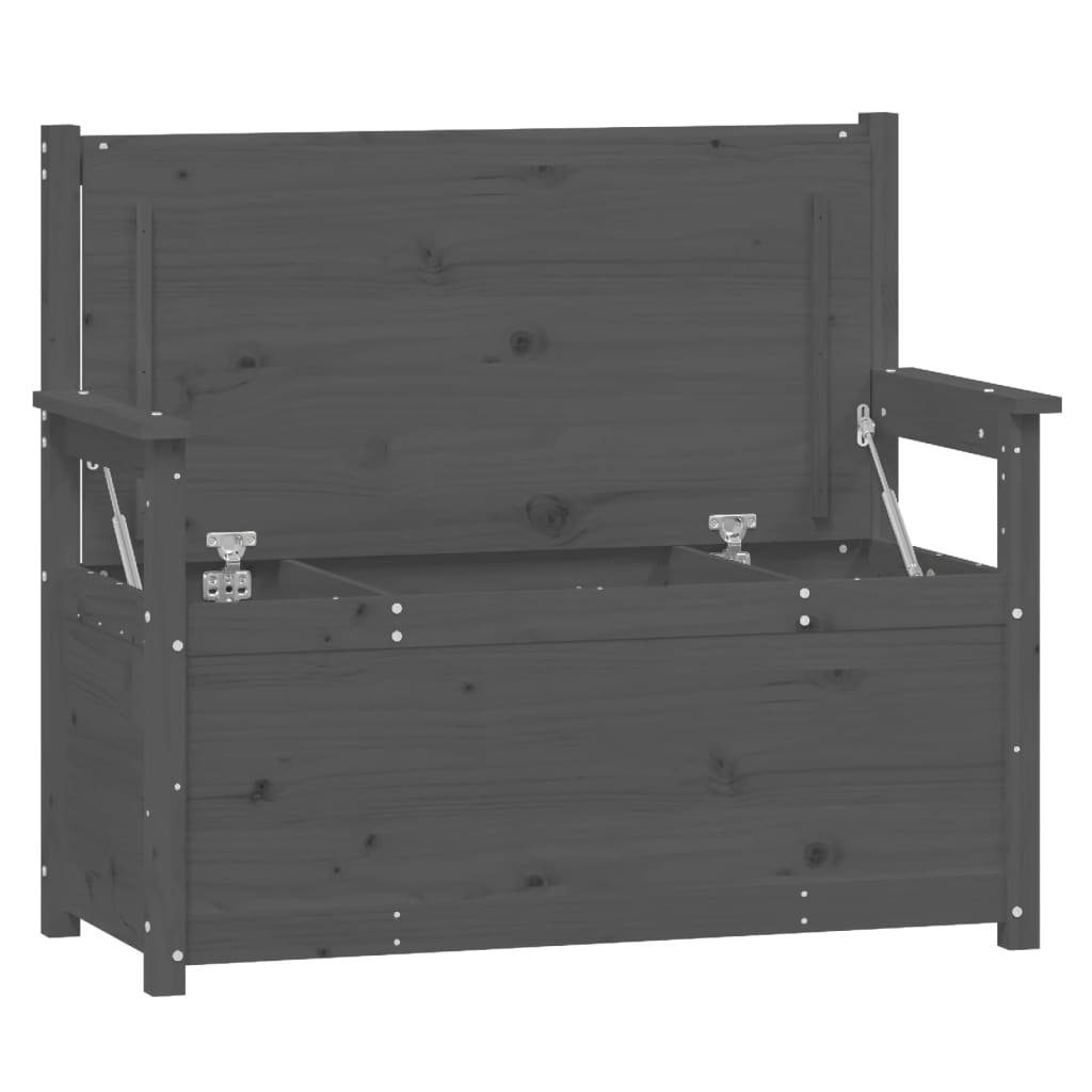 Sitzbank 112,5x51,5x96,5 cm Massivholz Kiefer