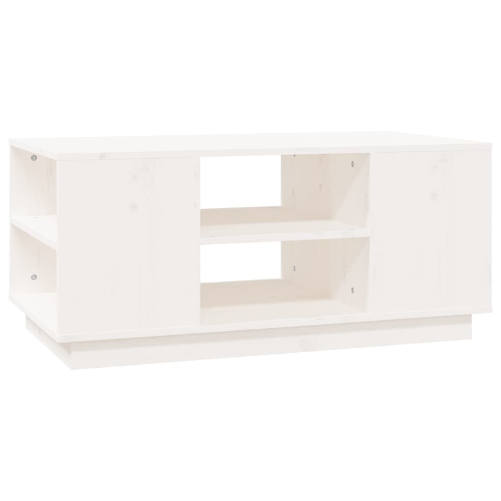 Couchtisch 90x49x40,5 cm Massivholz Kiefer