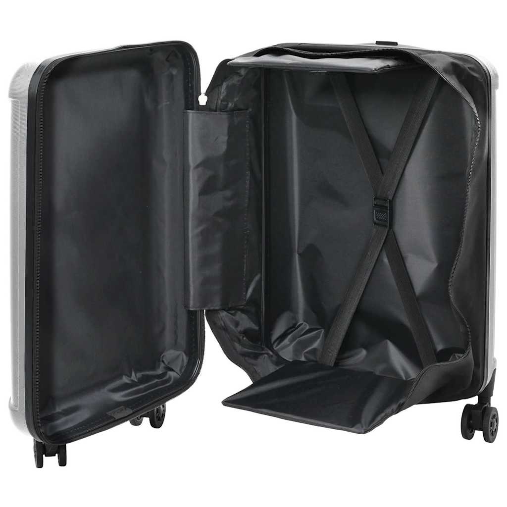 Koffer mit Schloss Schwarz 34 x 23 x 55,5 cm ABS Kunststoff