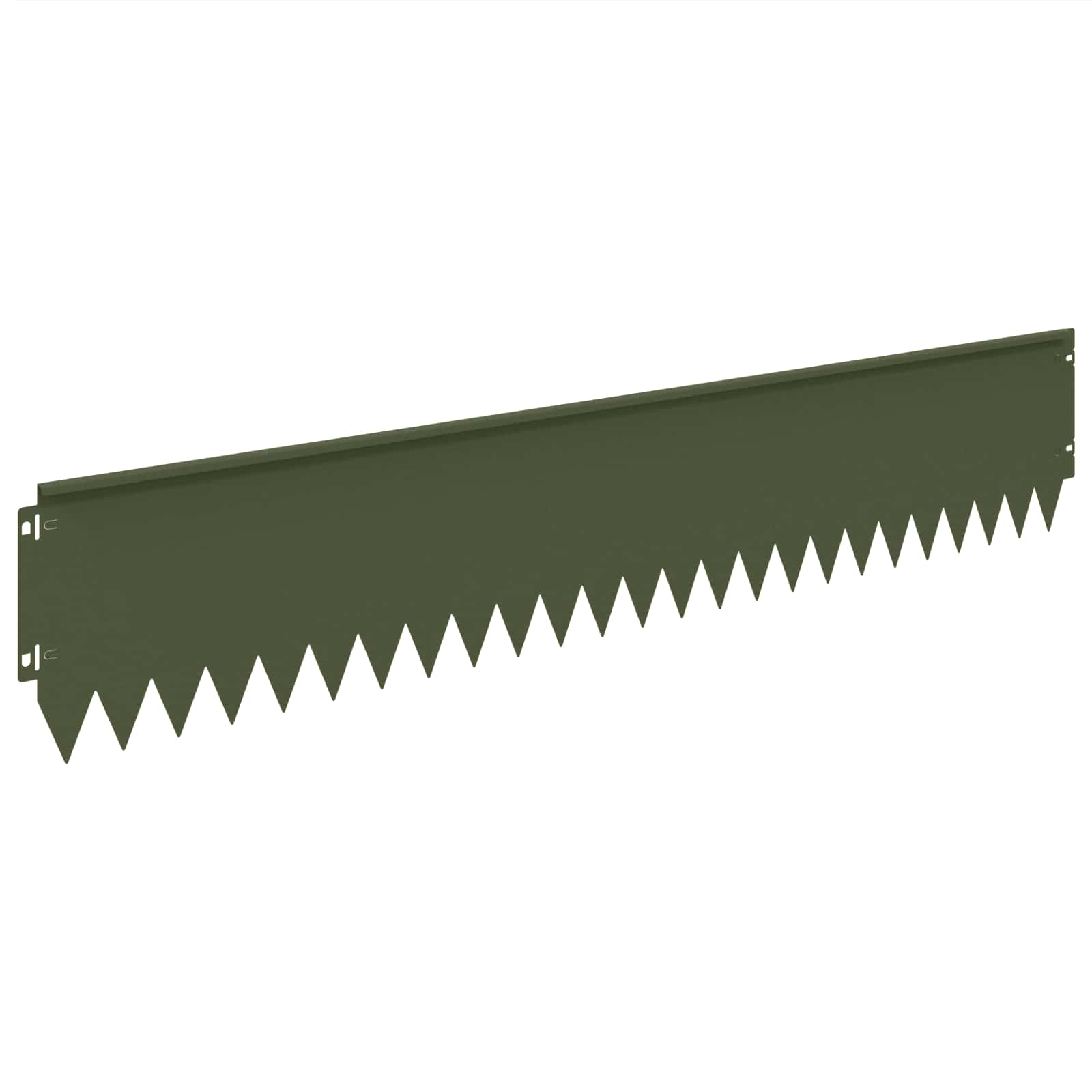 Raseneinfassung 10 pcs 103 x 10 cm Stahl Schwarz