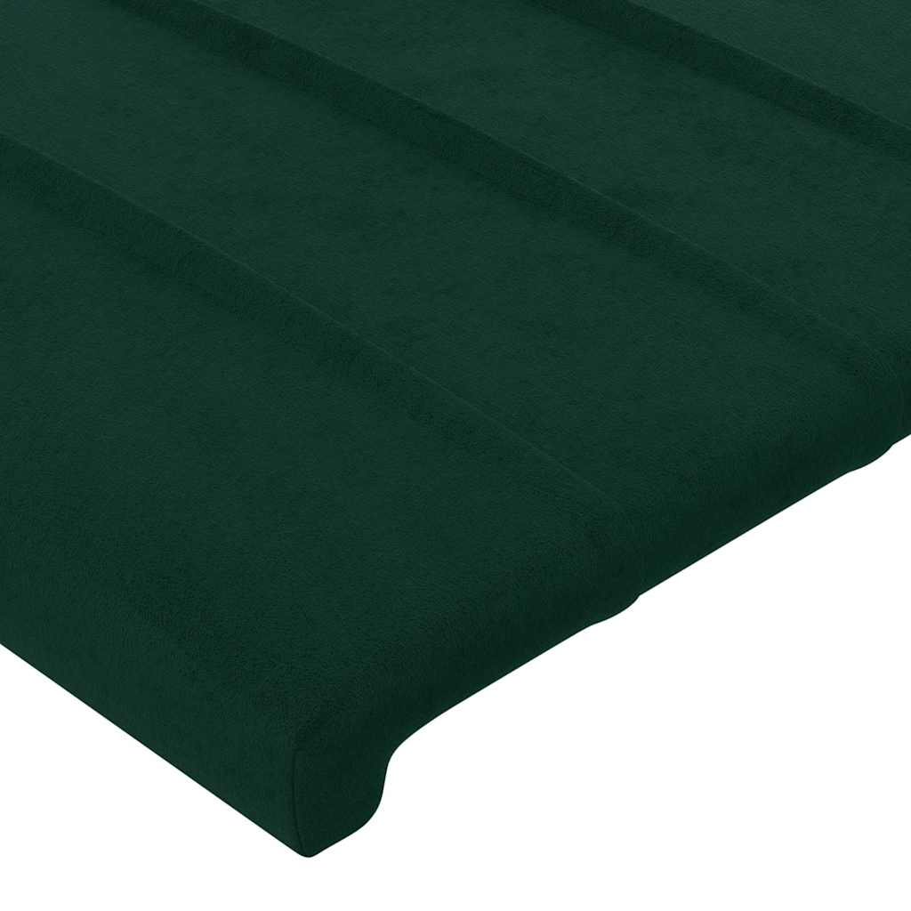 Kopfteil Hellgrau 80x5x118/128 cm Samt