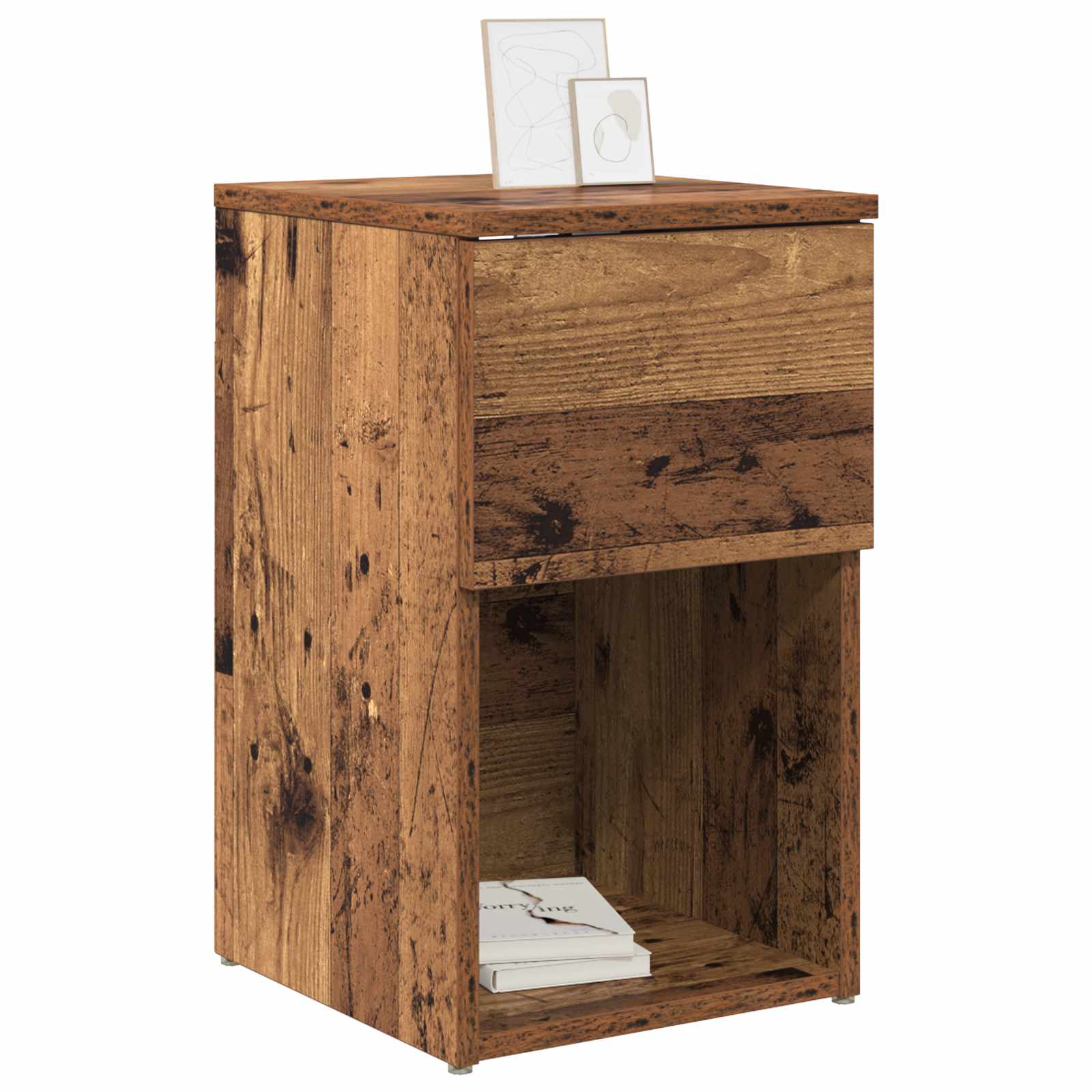 Bettschrank Weiß 29 x 31,5 x 49 cm Holzwerkstoff