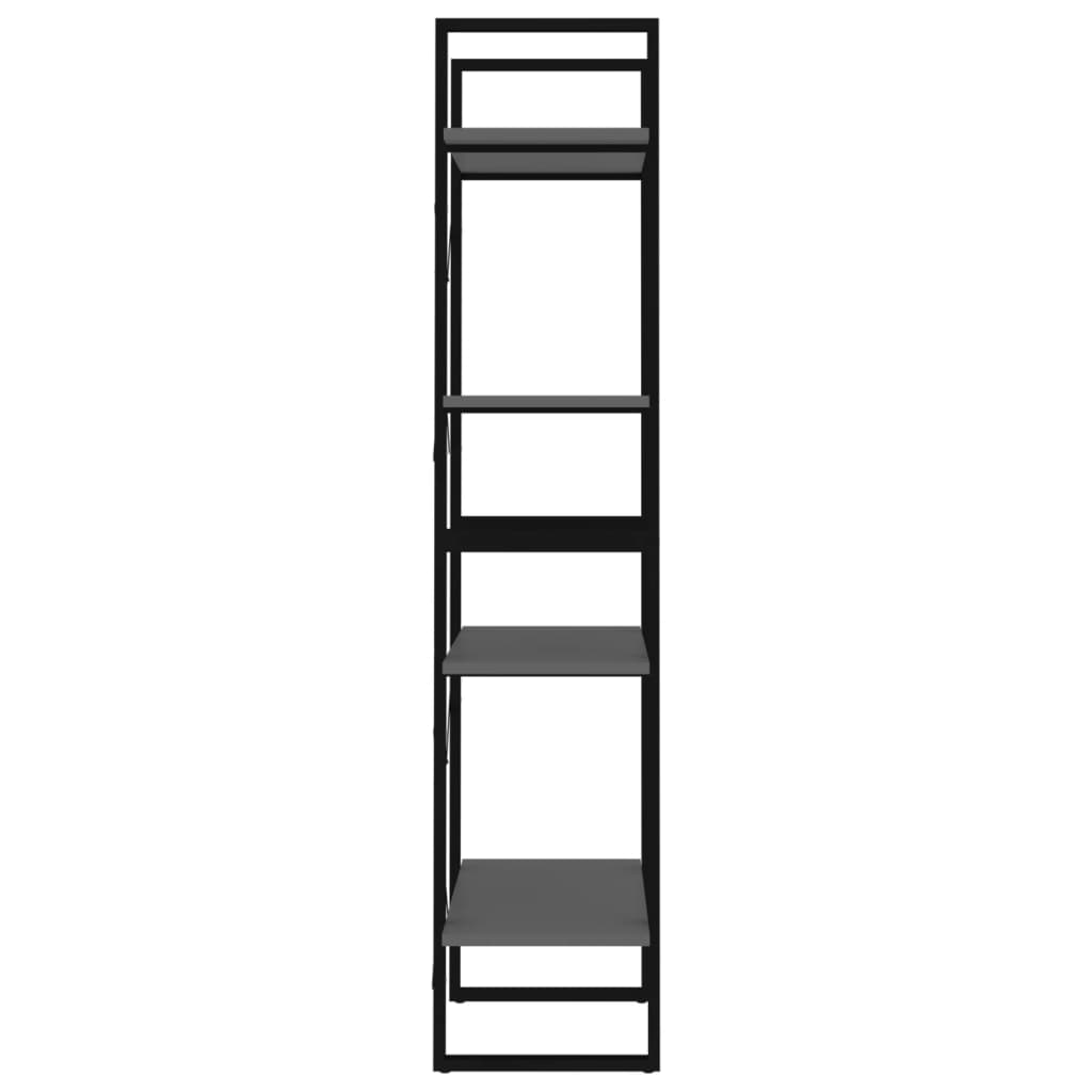 Bücherregal 2 Fächer Weiß 60x30x70 cm Holzwerkstoff