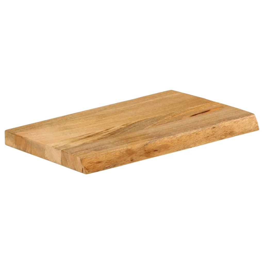 Wandregal 40x20x2,5 cm Rechteckig Massivholz Akazie Baumkante