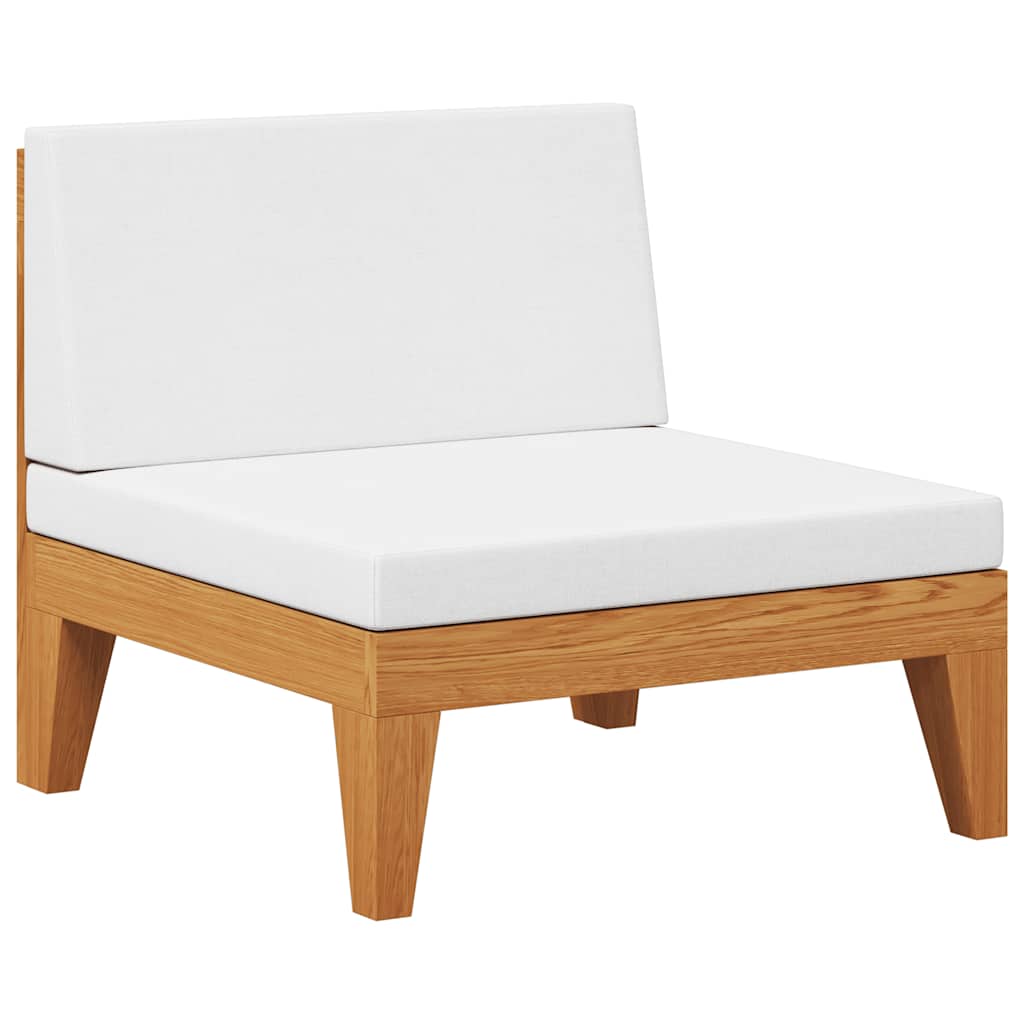 2-tlg. Garten-Lounge-Set mit Auflagen Massivholz Akazie