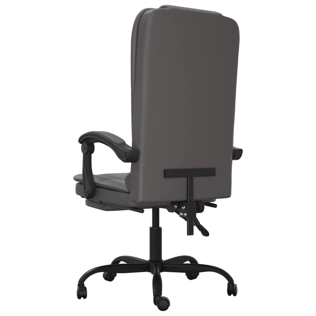 Bürostuhl mit Massagefunktion Schwarz Kunstleder