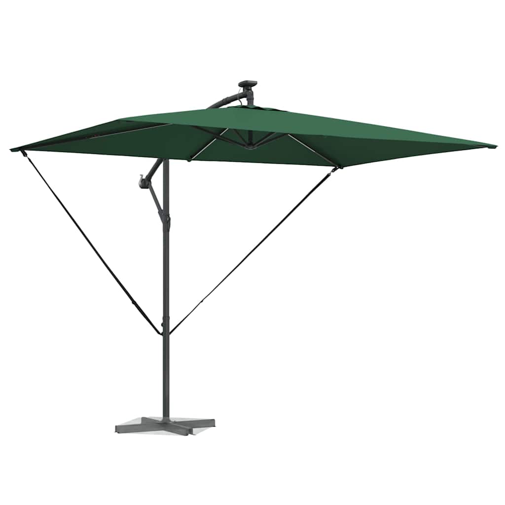Sonnenschirm Sand 294 x 200 x 270 cm Polyester und Aluminium