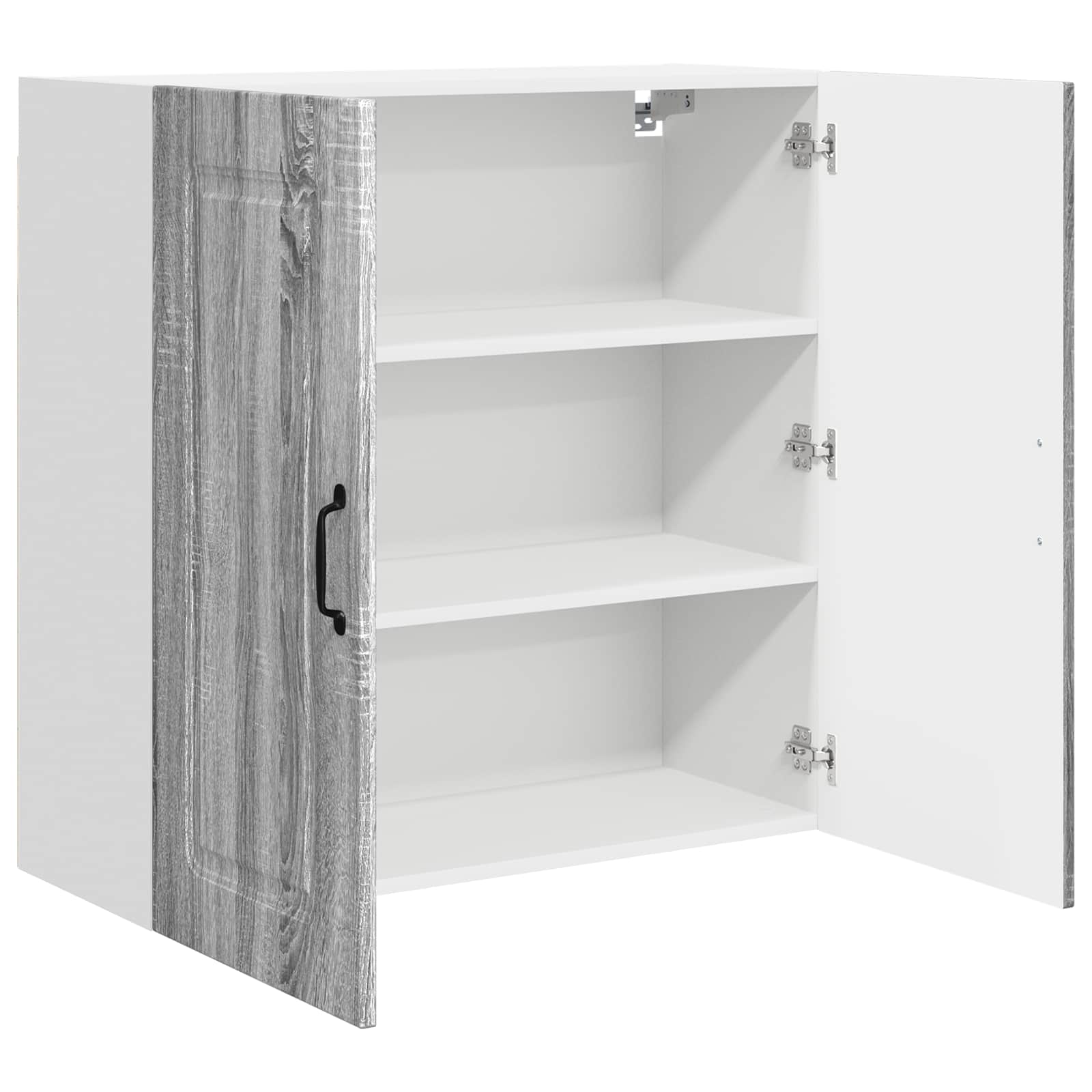 Herdumbauschränke 2 Stk. Kalmar Weiß Holzwerkstoff
