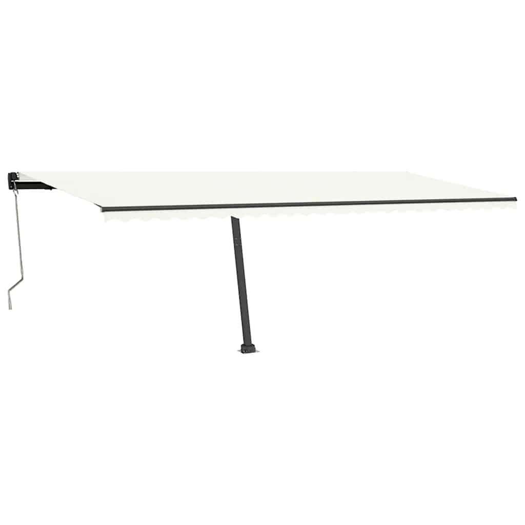 Stützen für Markisen Weiß 300x245 cm Eisen