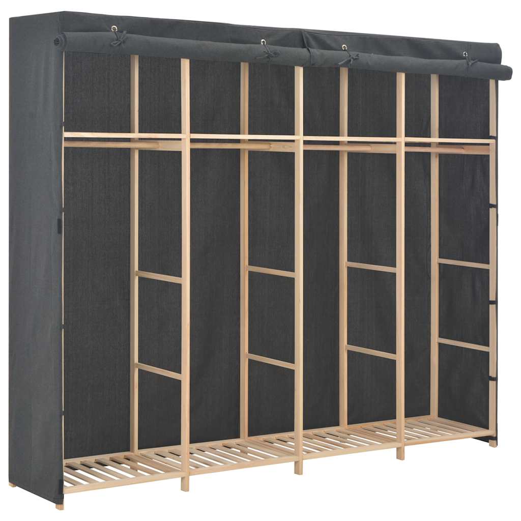Kleiderschrank Weiß 200 x 40 x 170 cm Stoff