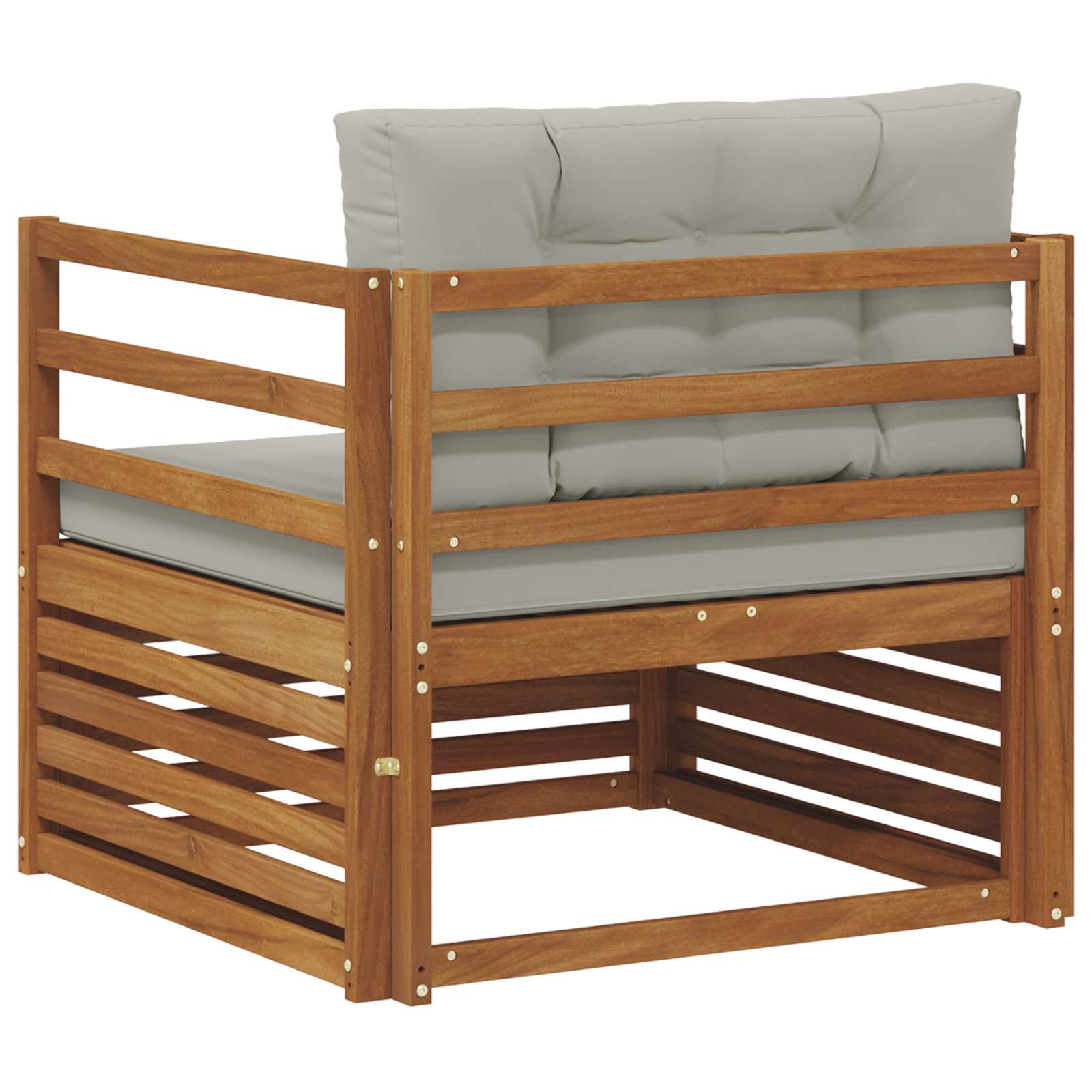 2 Stück Outdoor-Sofa Natur