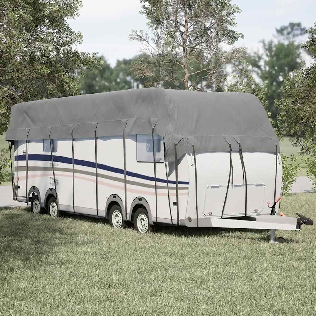 Dachplane für Wohnwagen Grau 500x300 cm Vliesstoff