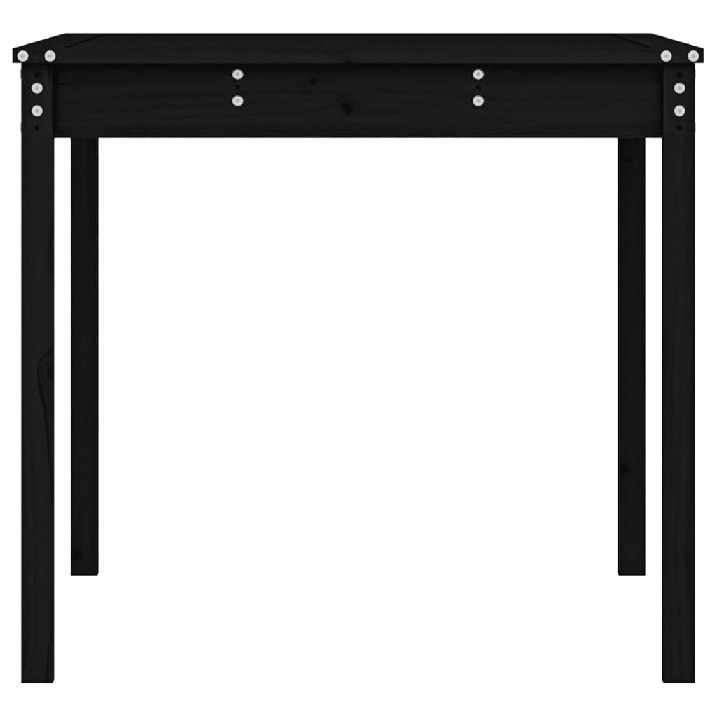 Gartentisch 82,5x82,5x76 cm Massivholz Kiefer