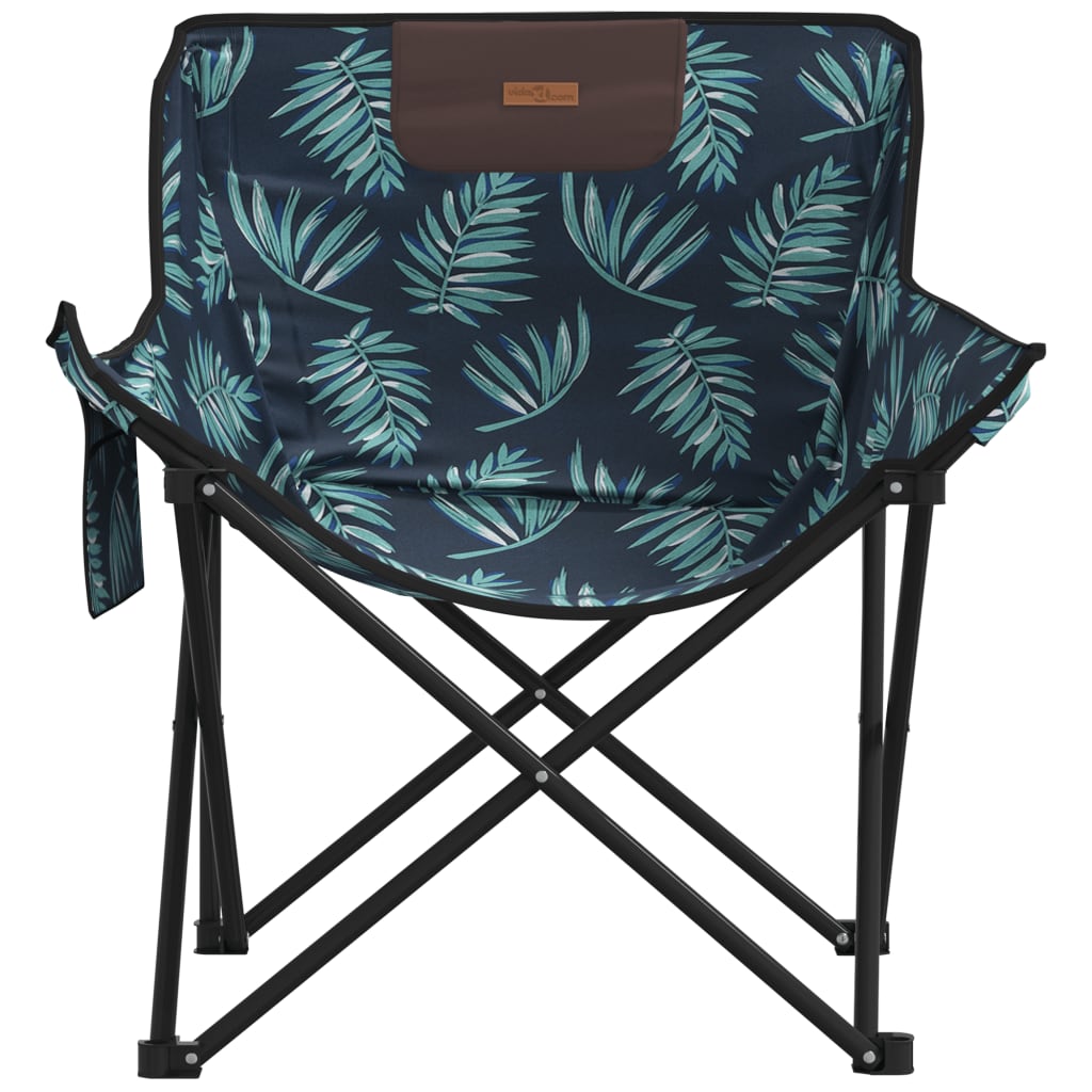 Campingstühle 2 Stk. mit Tasche Klappbar Schwarz