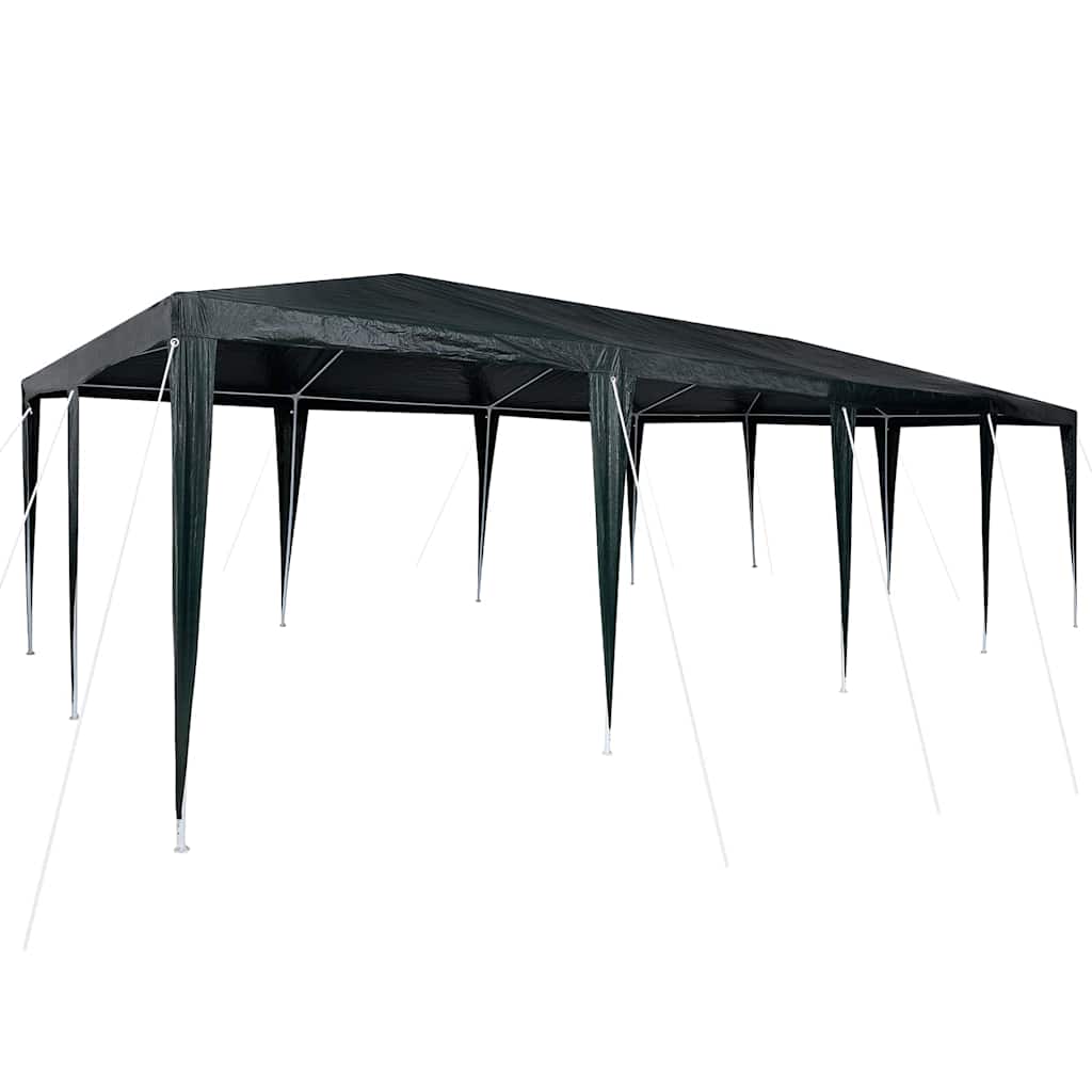 Party-Zelt Weiß 400 x 400 x 266 cm Polyethylen und Stahl