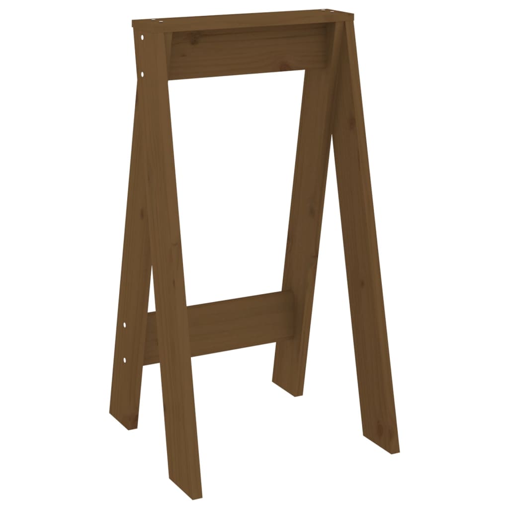 Hocker 2 Stk. 40x40x45 cm Massivholz Kiefer