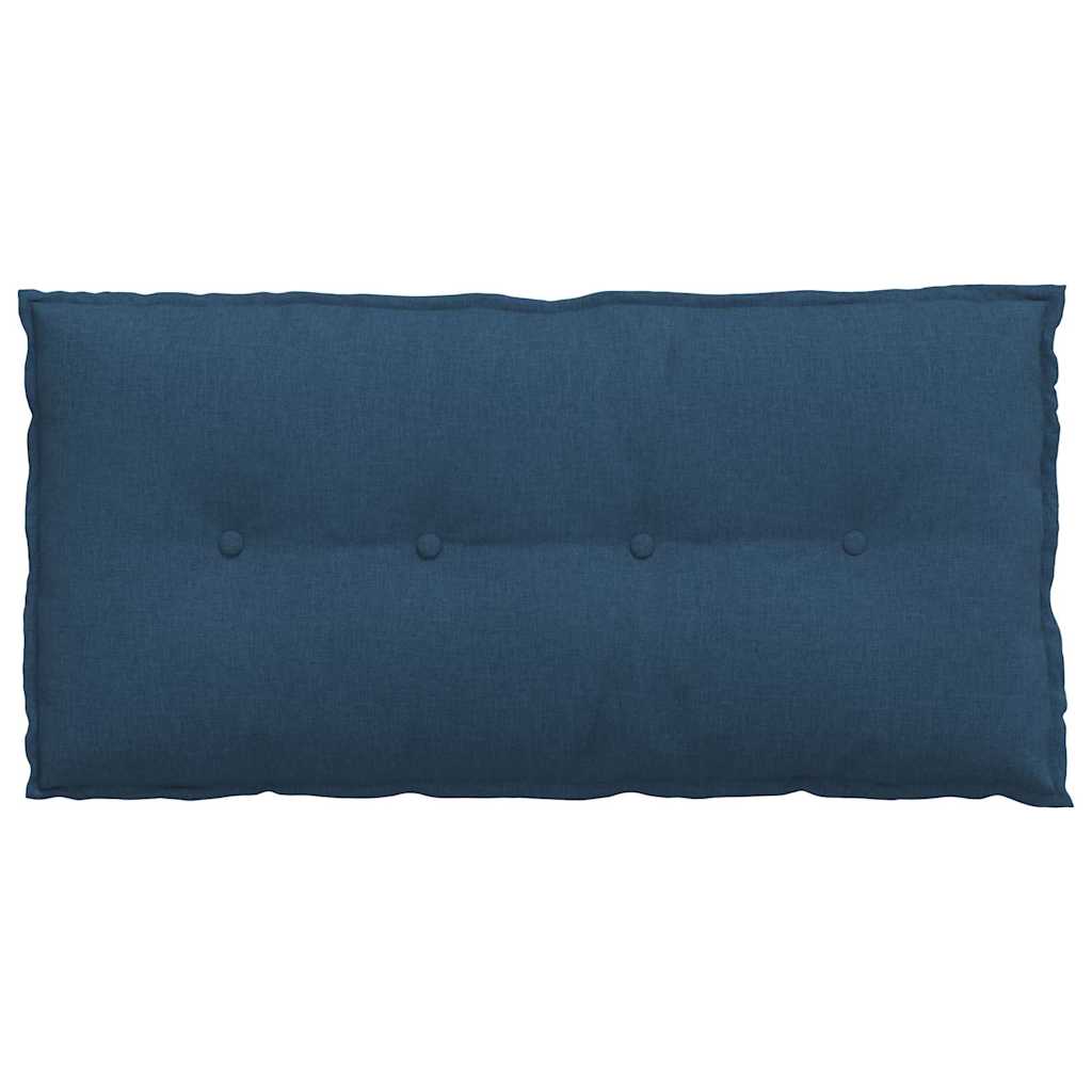 Rückenkissen Hellgrau 50 x 19 x 45 cm Stoff