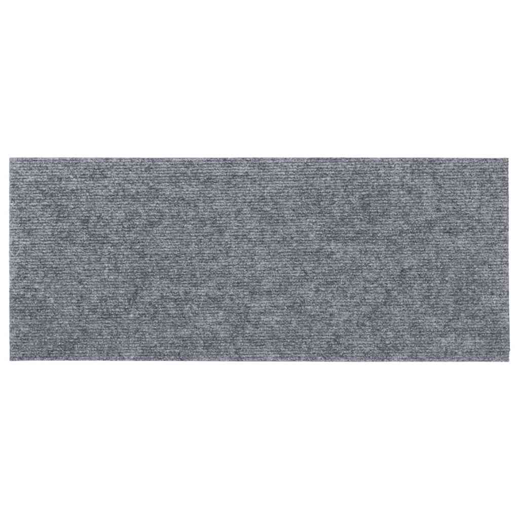 Stufenmatten Selbstklebend 15 Stk. 60x25 cm Hellbraun Rechteckig