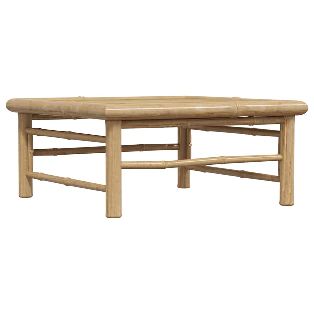 3-tlg. Garten-Lounge-Set mit Kissen Bambus