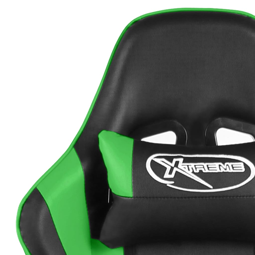 Gaming-Stuhl Drehbar Blau PVC