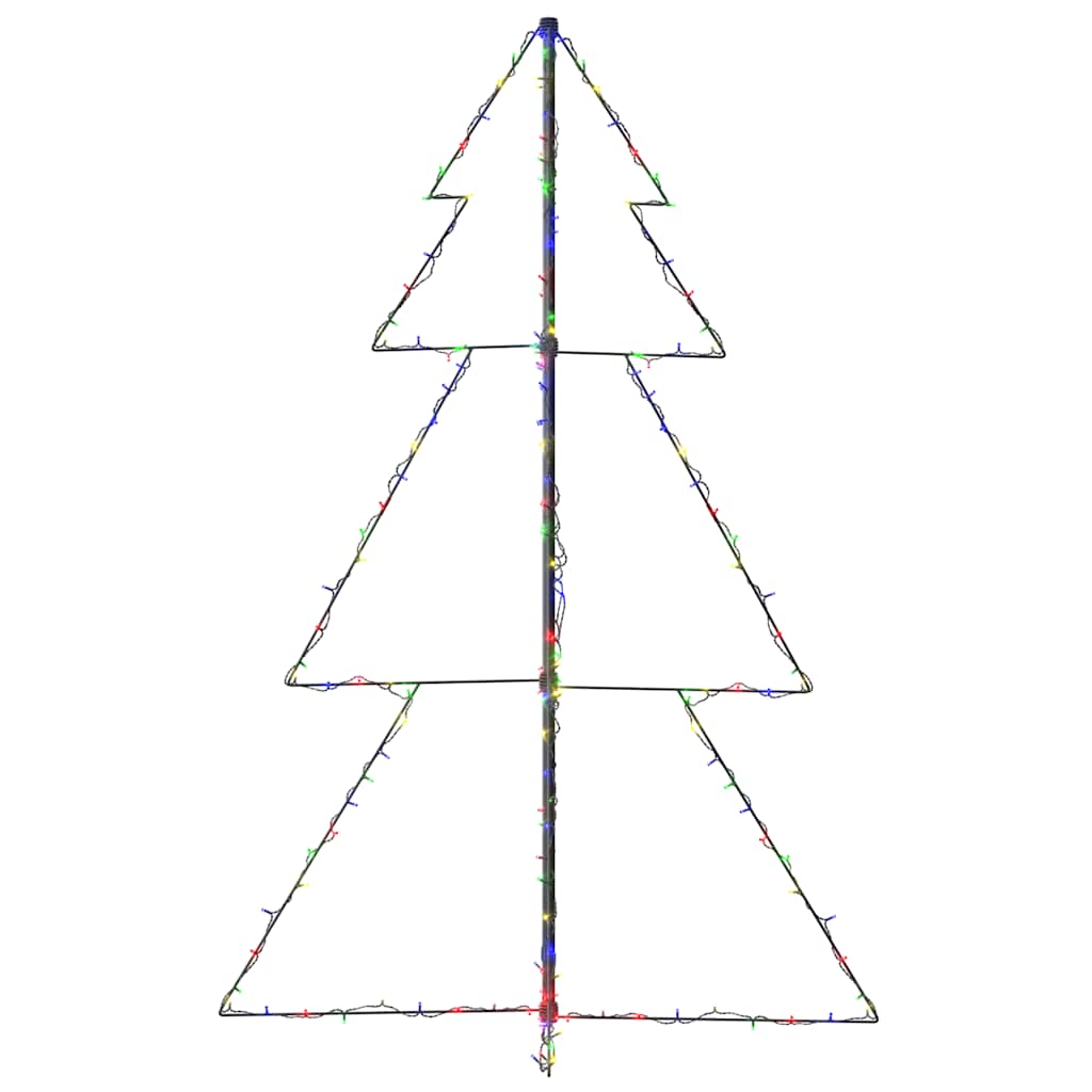 Weihnachtsbaum in Kegelform 160 LEDs Indoor & Outdoor 78x120 cm