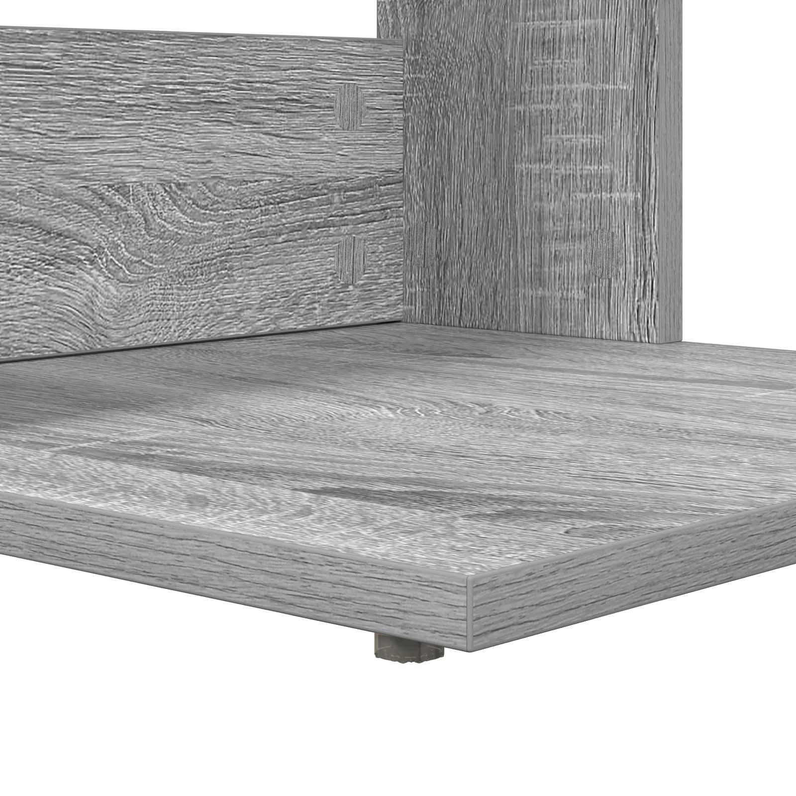 Beistelltisch Weiß 40 x 38 x 62,5 cm Holzwerkstoff