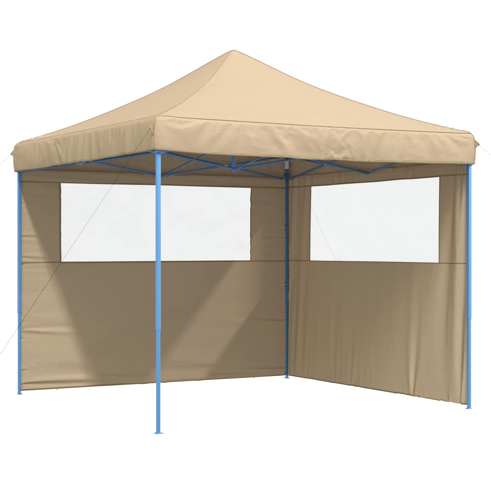 Partyzelt Faltbar Pop-Up Schwarz 292x292x315 cm