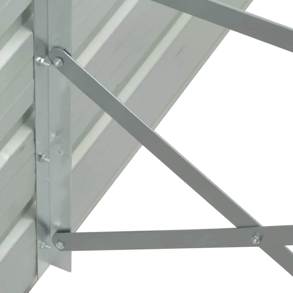 Hochbeet Anthrazit 160 x 80 x 77 cm Verzinkter Stahl