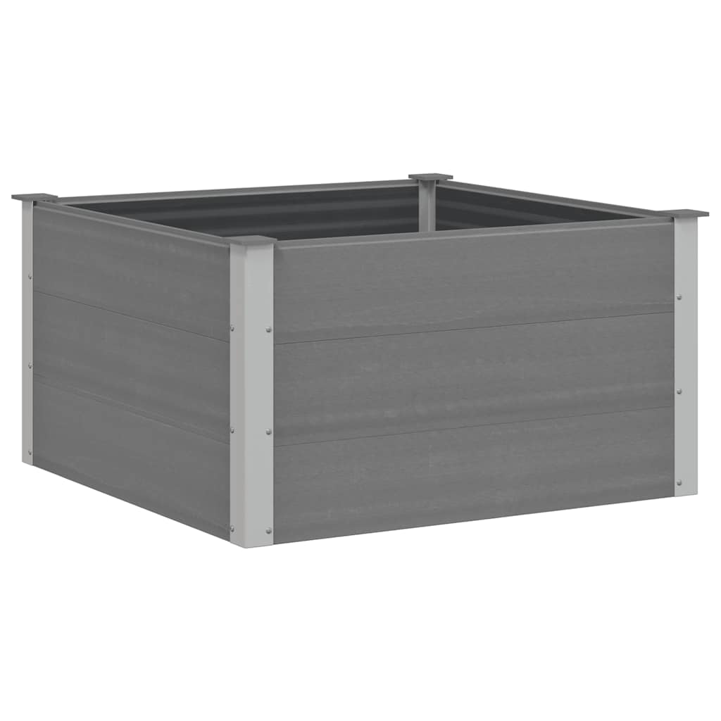 Garten-Hochbeet 200x50x54 cm WPC Grau