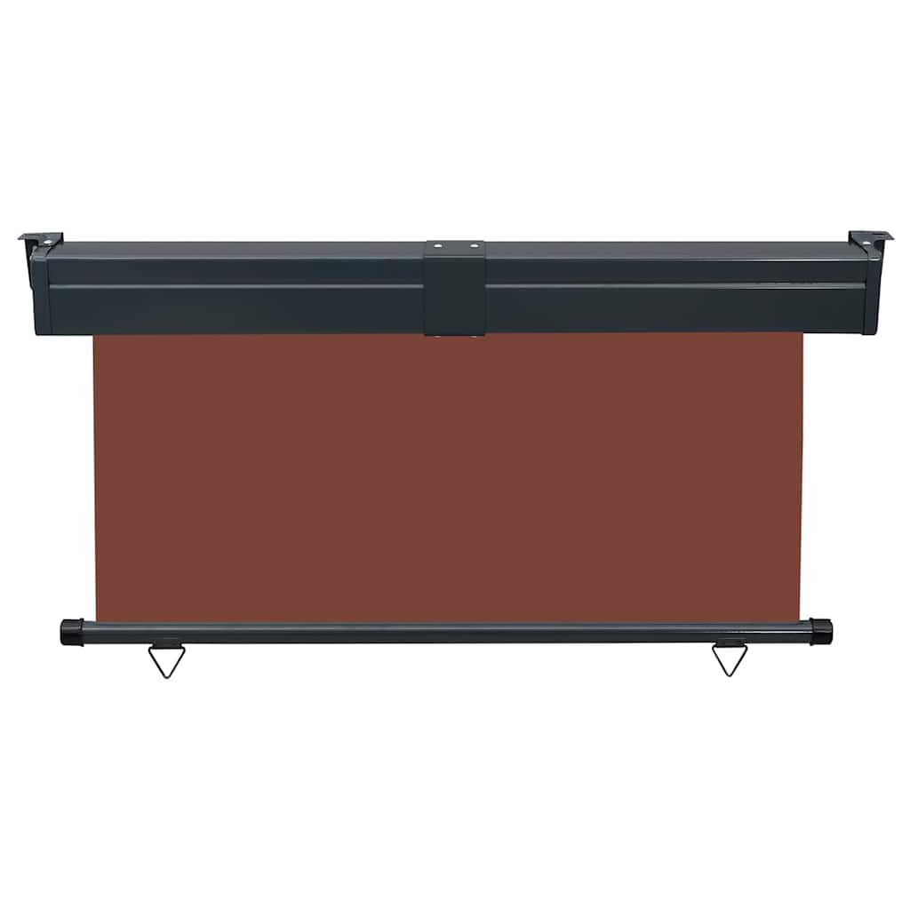 Balkon Seitenmarkise 60 x 250 cm 100% Polyester Eisen Stahl