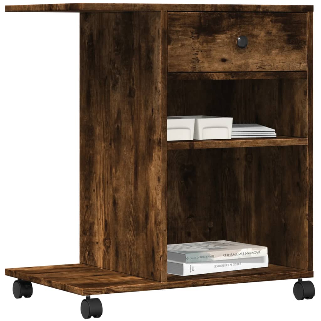 Druckerständer Uni Altholz 60 x 40 x 68.5 cm Holzwerkstoff
