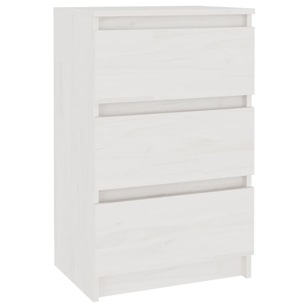 Nachtschrank 40x29,5x64 cm Massivholz Kiefer