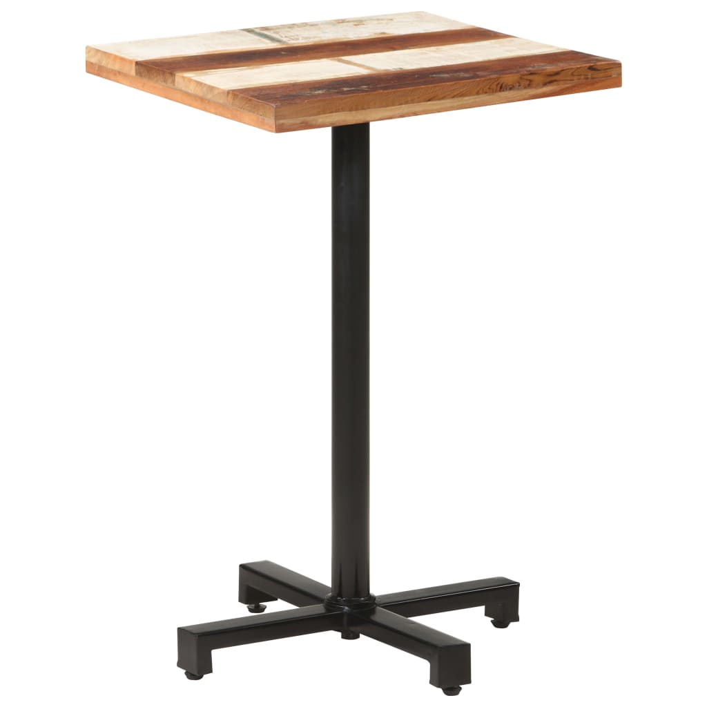 Bistrotisch Rund Ø60x75 cm Raues Mangoholz