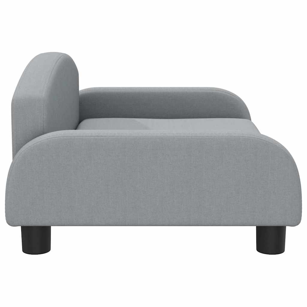 Hundebett Dunkelgrau 70x45x30 cm Stoff