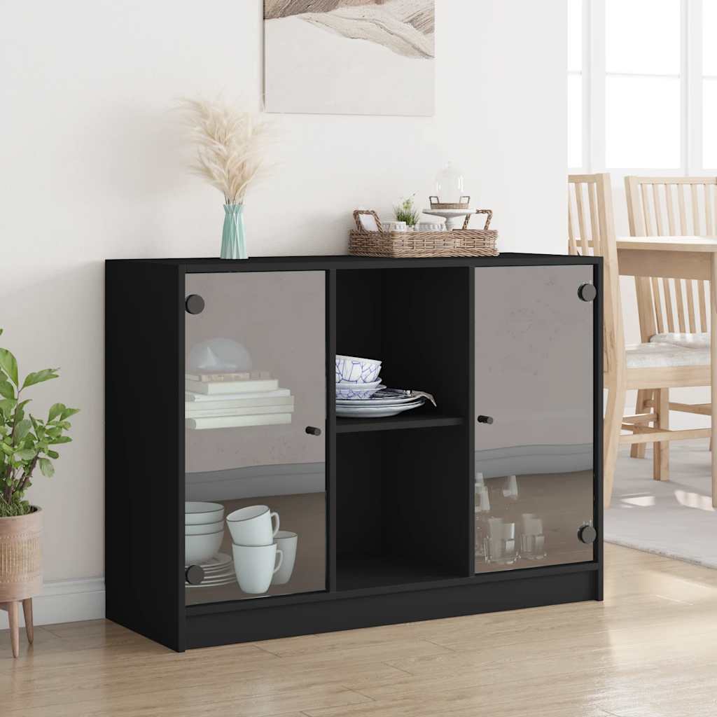 Bücherschrank mit Türen Weiß 204x37x75 cm Holzwerkstoff
