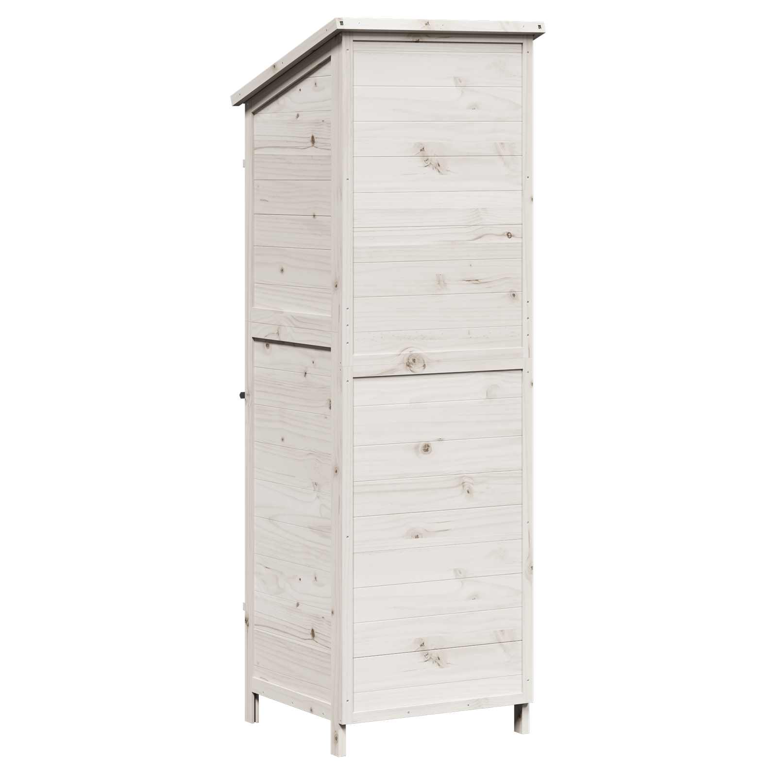Gartenschuppen Natur 59,5 x 56 x 113,5 cm Massivholz aus Fichte
