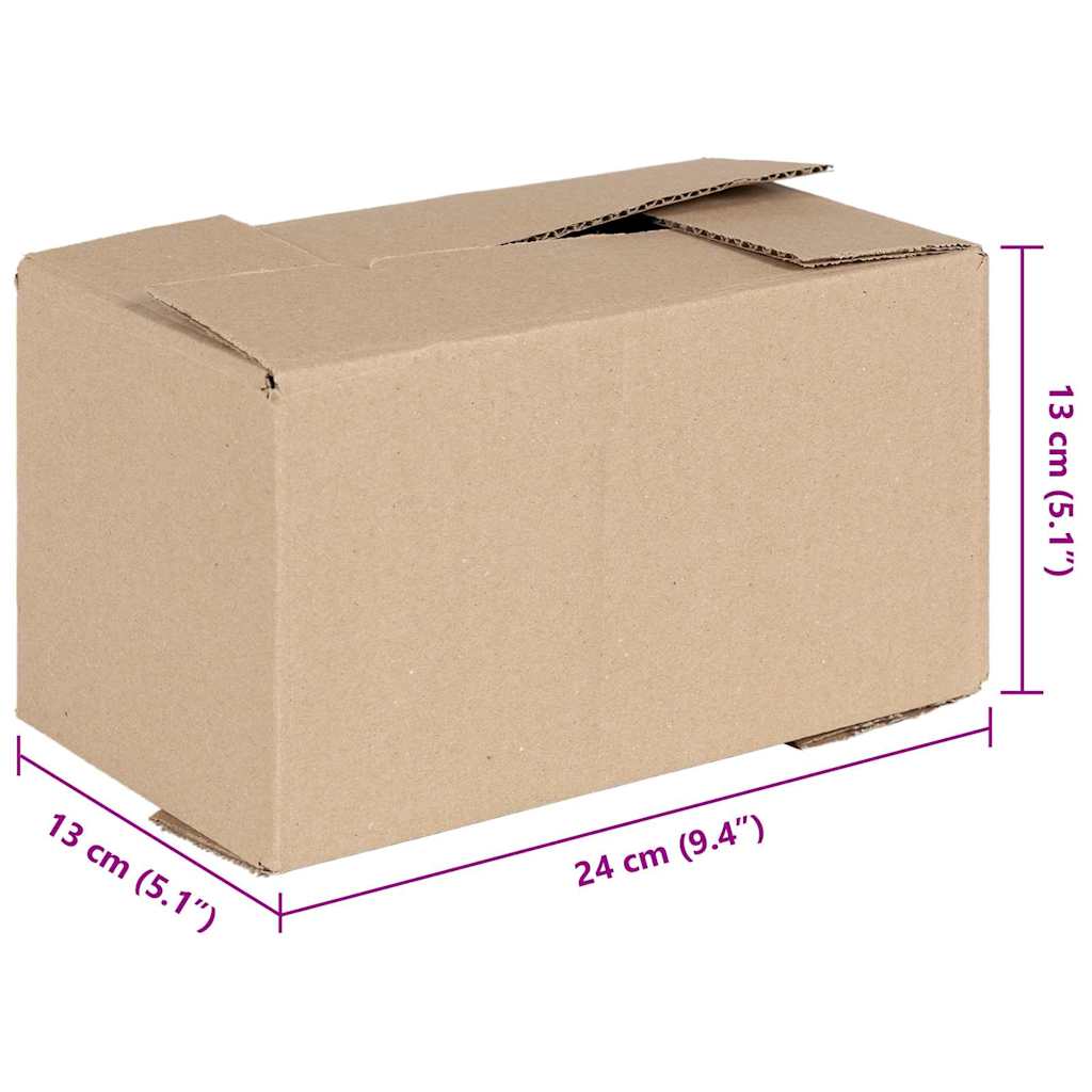 Faltbox mit Speicher 50 pcs Natur 15 x 15 x 8 cm Karton