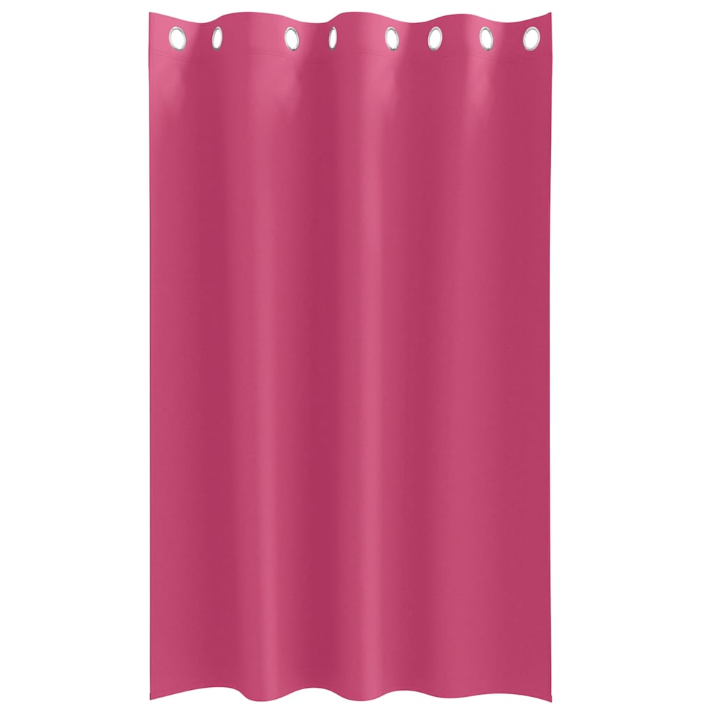 Verdunkelungs-Vorhänge mit Ringen 2 pcs Beige 140 x 140 cm