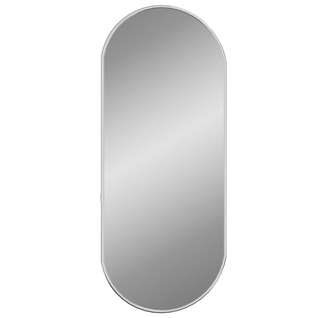 Wandspiegel Silbern 50x20 cm Oval