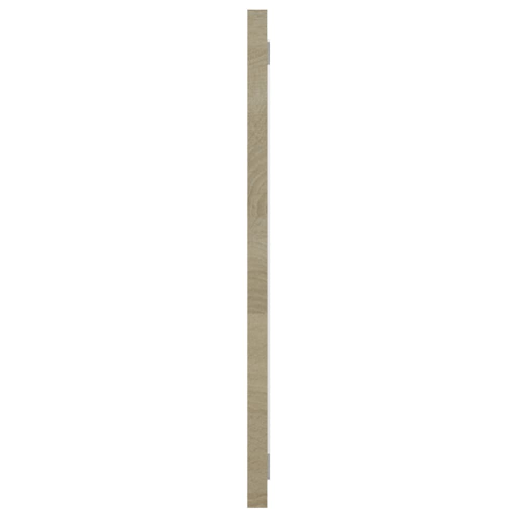 Badspiegel Weiß 40x1,5x37 cm Holzwerkstoff