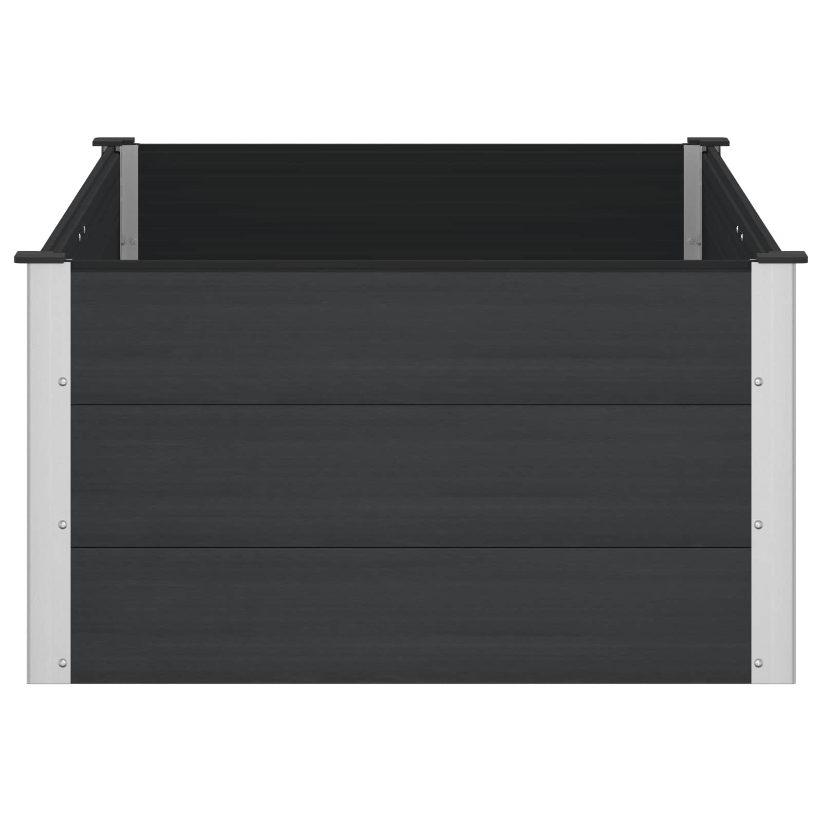 Garten-Hochbeet 200x50x54 cm WPC Grau