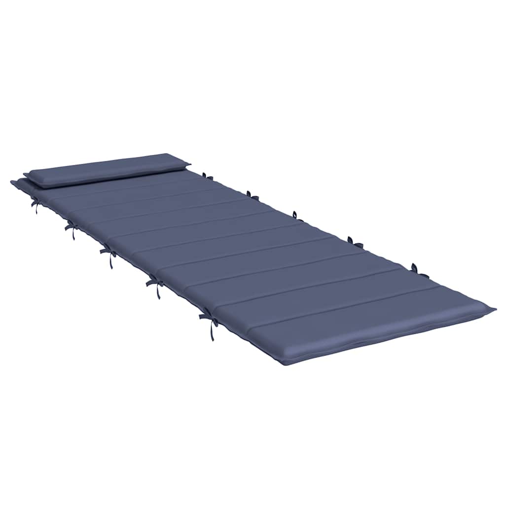 Sonnenliegen-Auflage Grau 180x60x4 cm Oxford-Gewebe