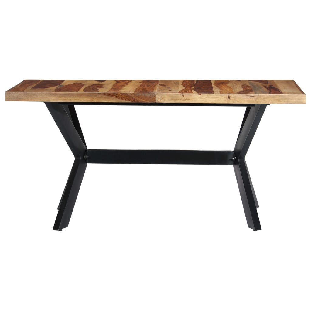 Esstisch Massivholz Mango und Stahlgestell 180 cm