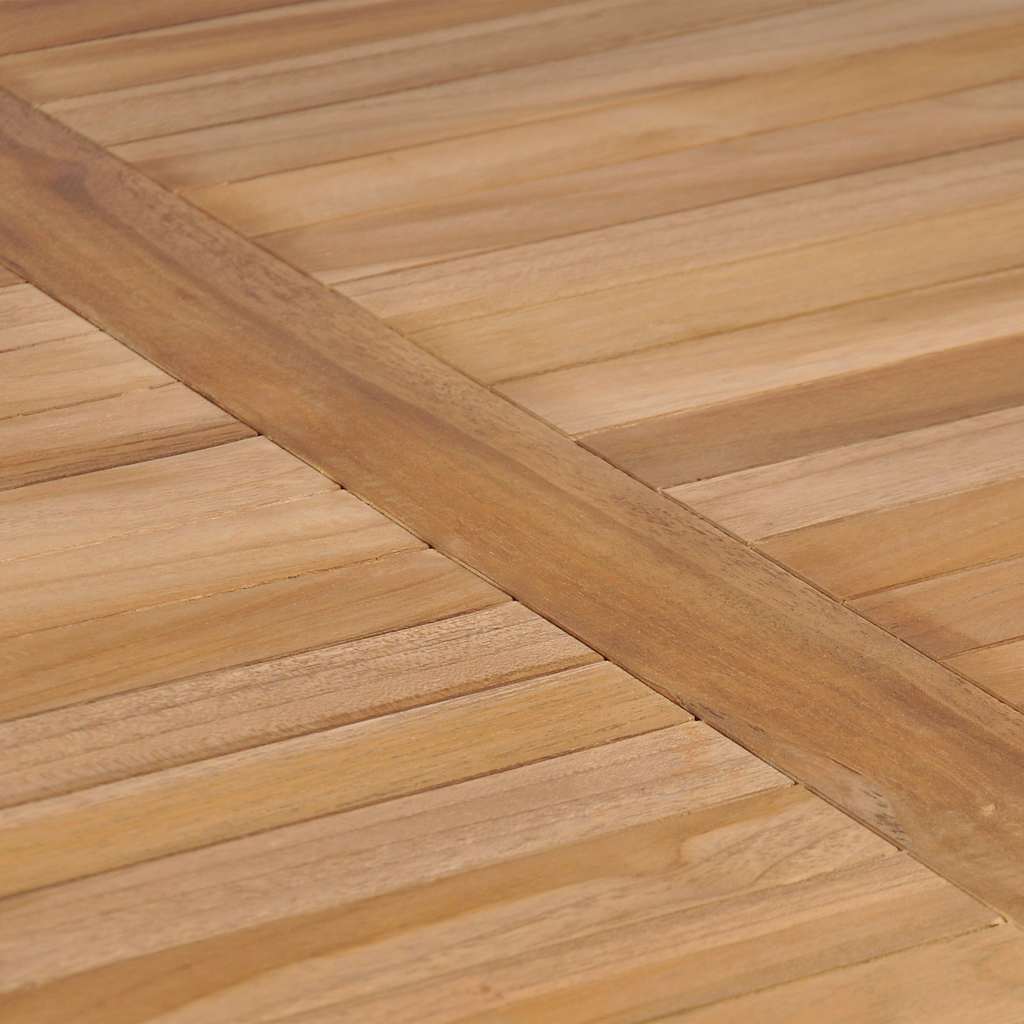 Garten-Esstisch 140x80x77 cm Massivholz Teak